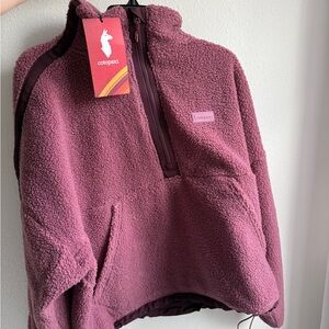NWT Women’s Bacano Fleece Pullover - Fig/Blackberry